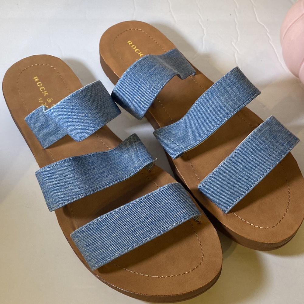 NWOT Rock & Candy Presley Flat Sandal size 8.5